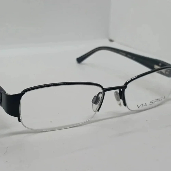 NWT UNISEX VIA SPIGA EYEGLASS FRAMES CRESSIDA BLACK - Picture 3 of 4